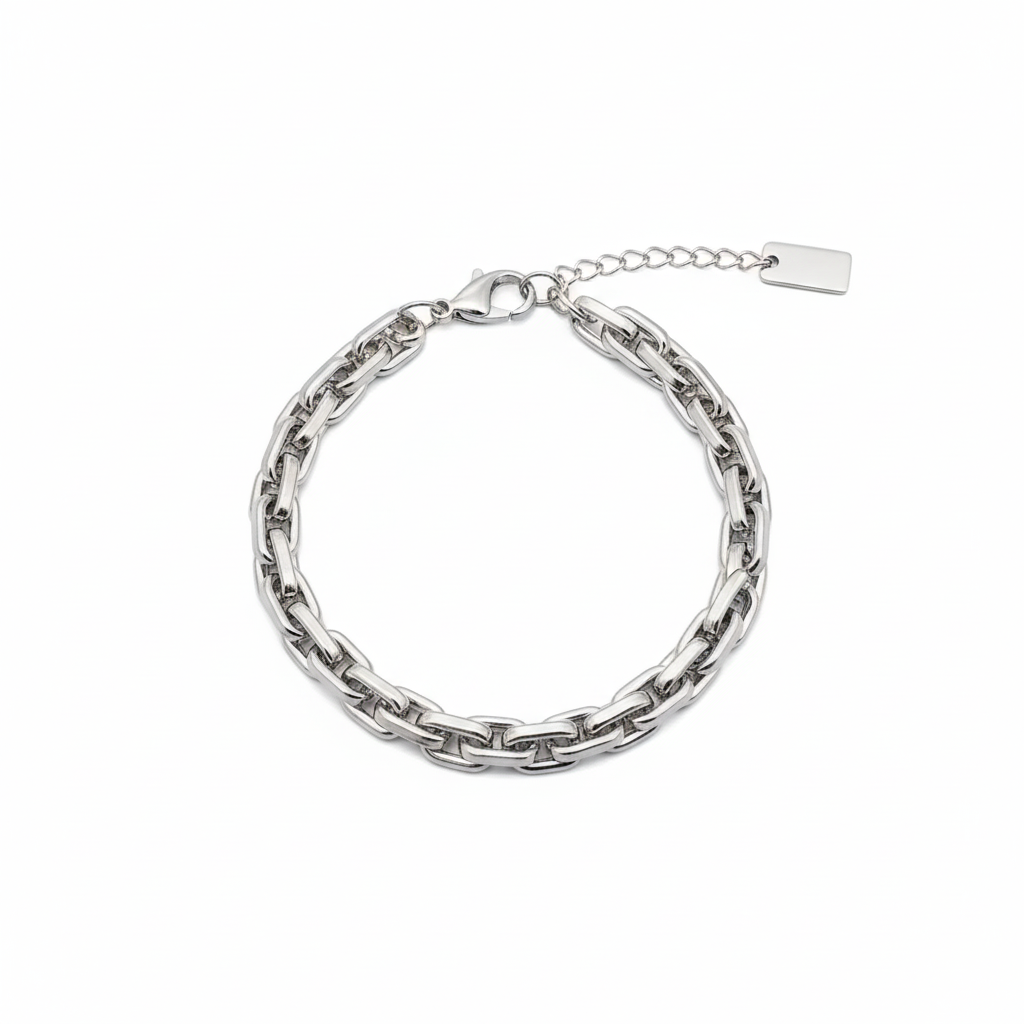 Pulseira de Elos Duplos Clássica