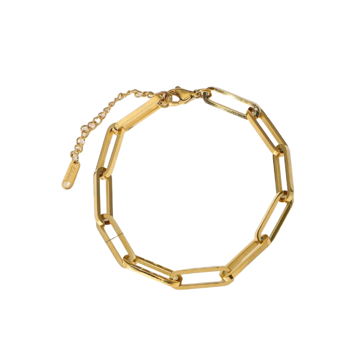 Pulseira Chain Link Banhada a Ouro 18K