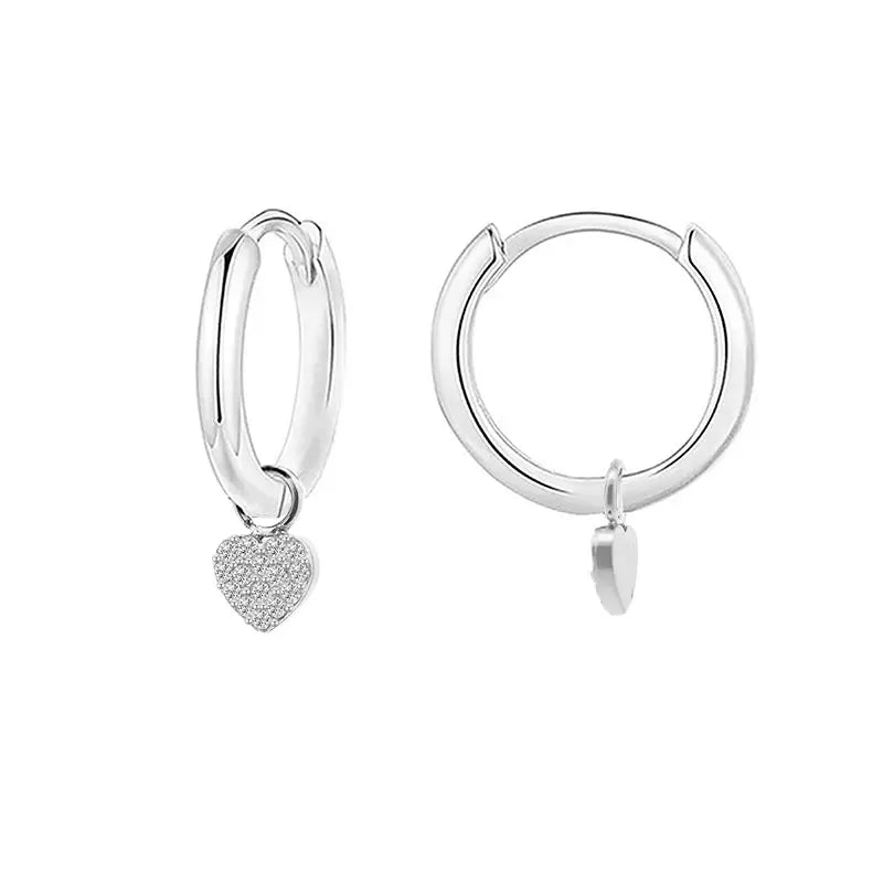 Brincos Pingente Coração