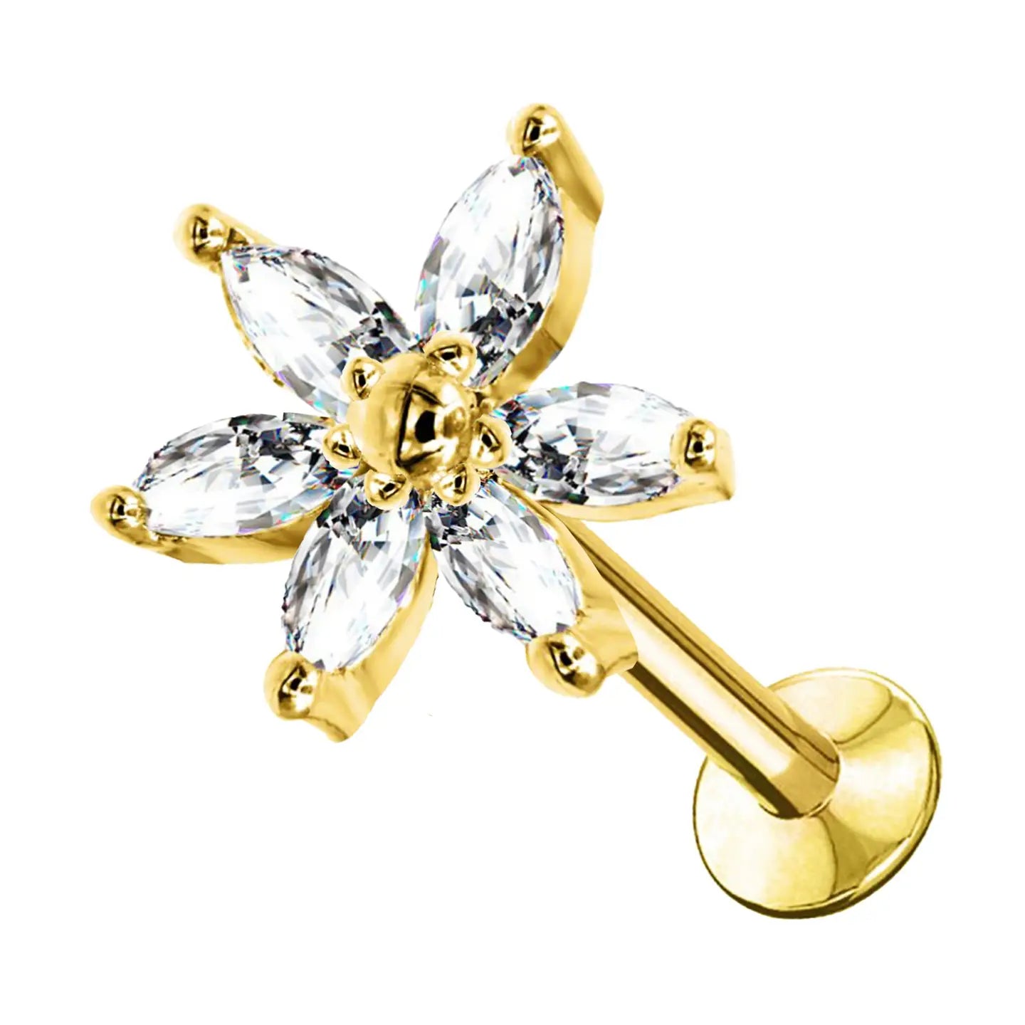 Piercing Labret Flor