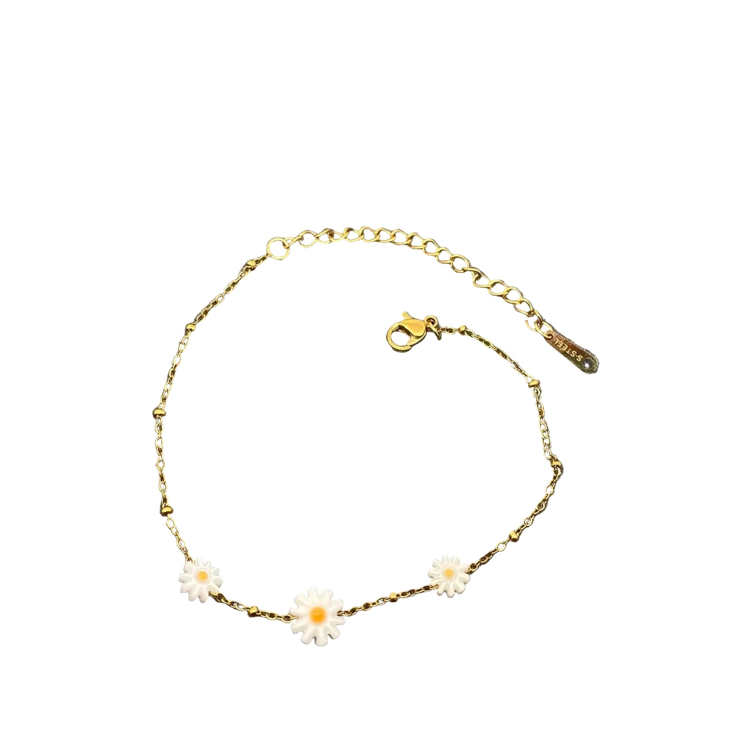 Pulseira Margarida Banhada a Ouro 18K