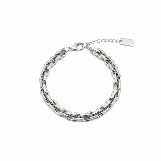 Pulseira de Elos Duplos Clássica