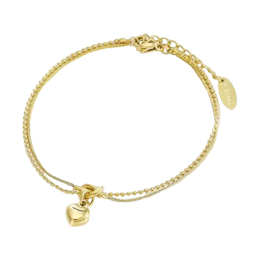 Pulseira Nó e Coração