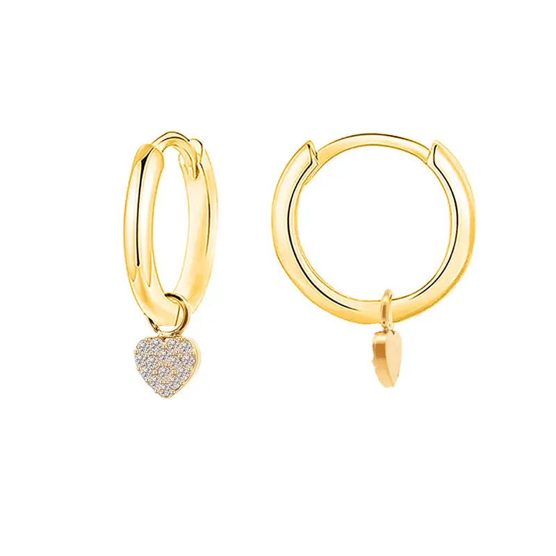 Brincos Pingente Coração